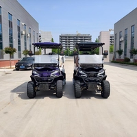 Carrito de Golf de Lujo de Diseño Reciente, Elevado, Eléctrico, de 4 Plazas, en Venta