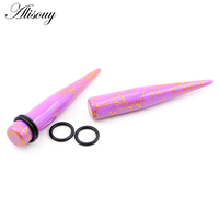 Vente en gros de lignes de 1,6 mm à 20 mm pour dilatateurs d'oreille en acrylique coniques, tunnels, plugs, expandeurs, cadeaux de mariage, boucles d'oreilles, piercings