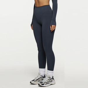 Leggings de gymnastique taille haute, vêtements de fitness actifs pleine longueur, pantalons de yoga en nylon souple, collants de fitness actifs - Product Image 6