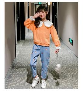 Ensembles de vêtements pour enfants, ensembles de pantalons de sport pour bébés filles avec de magnifiques dentelles en gros - Product Image 3