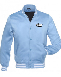 Veste de baseball en satin OEM avec logo personnalisé veste de baseball brodée en chenille vêtements de sport vestes Letterman à manches en cuir de l'équipe de club - Product Image 6