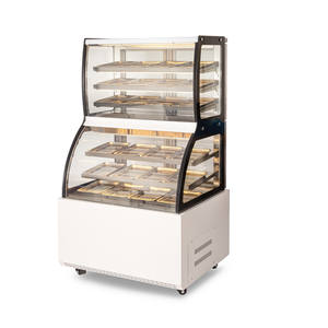 Vetrina Riscaldata Autoportante per Supermercati, Espositore <span class=keywords><strong>Aperto</strong></span> con Riscaldamento Frontale, Armadio Riscaldato da Pavimento - Product Image 3