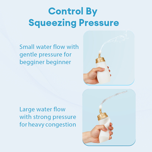 Lave-nez en silicone personnalisé en usine, irrigateur nasal manuel, nettoyeur nasal 300 ml, bouteille de lavage nasal pour la maison et les voyages - Product Image 5