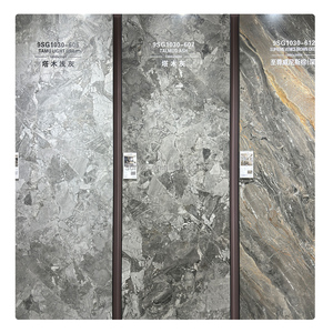 Piedra sinterizada de mármol Suelo de lujo Cocina al aire libre Piedra sinterizada blanca con vetas doradas y negras con fábricas de 20mm - Product Image 4