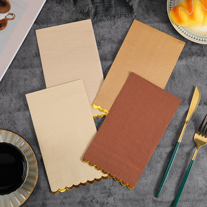 <b>Paper</b> Napkins 330mmx400mm Solid Color Hot Stamping Disposable For Restaurants Hotels Themed Party - Product Image 5