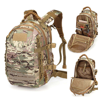 KIANG Système de bonne qualité Fitness Sac à dos tactique Sport extérieur Camping Randonnée Voyage Escalade Sac Gym Sac à dos tactique