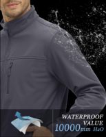 Vestes d'Hiver de Gros Homme Veste Softshell Coupe-Vent Tactique d'Hiver à Logo Personnalisé pour Hommes