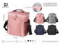 Double Layer Handheld Crossbody Cooler <b>Bag</b> <b>20L</b> Neoprene Zipper Closure For Food Storage - Product Image 1