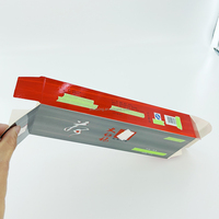200 pack vide conception personnalisée logo boîtes à cigarettes vierges paquet plat imprimé laser boîte de papier emballage pour étui à feuilles de thé en gros