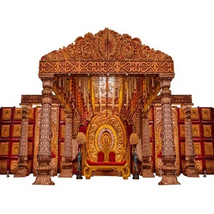 Grand mariage traditionnel sur le thème malaisien Mandap Cérémonie de mariage traditionnelle malaisienne Mandapam Mariage indien du Sud Mandap USA - Product Image 1