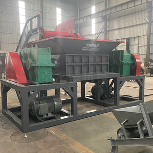 Refrigerador Shell Textil Tela Papel Chatarra Metal Astilladora Camión de madera Camión Neumáticos Paletas Trituradora Máquina - Product Image 3