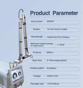 ราคาขายส่งใหม่ เครื่องเลเซอร์พิโกวินาที 6 หัวเลือกได้ สำหรับลบรอยสัก พร้อมหัวแบบไม่รุกล้ำ - Product Image 4
