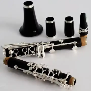 <span class=keywords><strong>Precio</strong></span> de <span class=keywords><strong>instrumento</strong></span> de <span class=keywords><strong>clarinete</strong></span> Bb Chapado en plata de ébano profesional - Product Image 2