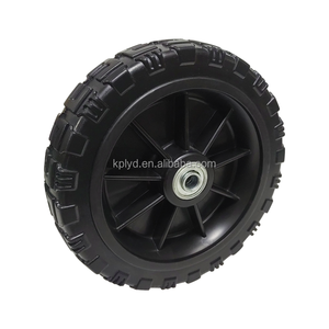 Fabrika doğrudan 8-Inch tek tekerlek olmayan şişme sessiz yarı-hollow kauçuk tekerlekler için araba buzdolapları - Product Image 1