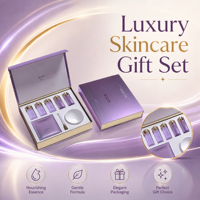 Scatola Regalo per Set Skincare a Forma di Libro con Chiusura Magnetica, Laminazione Opaca, Goffratura, Lamina Oro, Logo Personalizzato, Eco-Friendly