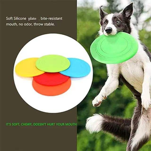 Disco Volador para Perros, Juguete de Entrenamiento, Disco Flotante Ligero y Suave para Cachorros, para Perros Pequeños y Medianos, para Entrenamiento Deportivo al Aire Libre - Product Image 3