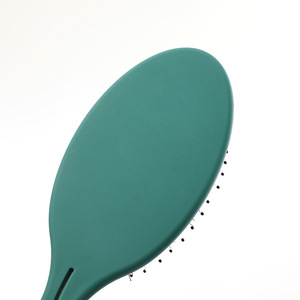 Brosse à cheveux ovale en poils de sanglier, peigne de massage portable pour femmes, poignée en caoutchouc pour un coiffage volumisant, ZL-086 - Product Image 3