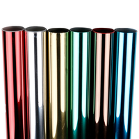 99,70% UV-Abweisung Wärmeisolierung Metallisierte Polyester Reflektierende Mylar Einweg-Spiegelfolie für Gebäude-Fenster Dekorativ