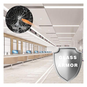ฟิล์มติดกระจก 7MIL ป้องกันการระเบิด ฟิล์มกันกระสุน ฟิล์มนิรภัยใส - Product Image 1