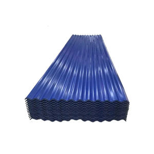 Tôle de toiture en acier galvanisé ondulé prépeint, couleur, rigide, ASTM DX51D, BWG30 32 28, 0,14-0,20 mm - Product Image 1