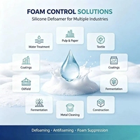 Agent anti-mousse en silicone modifié au polyéther pour l'industrie textile et papetière