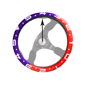 Funda para Volante con Diseño de Reloj de Carreras Simoni - Product Image 2