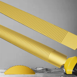 Outil de façonnage, lime à main de 4/6/8/10/12 pouces pour le polissage, lime plaquée or, poinçon à bois, limes à dents grossières - Product Image 3