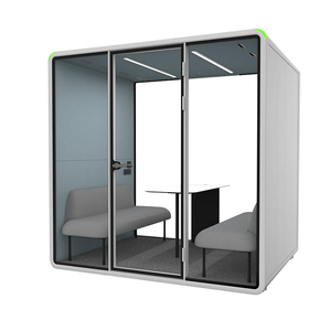Cabine de bureau moderne insonorisée avec éclairage LED pour immeubles de bureaux - Product Image 6