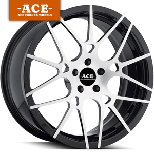 Cerchi in Lega Forgiati ACE Design Semplice Monoblocco Colore Rosso per Motorsport Auto 16-24 Pollici per Corvette Cadillac - Product Image 5