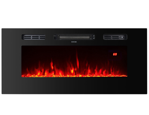 <span class=keywords><strong>Chimenea</strong></span> Eléctrica de <span class=keywords><strong>Pared</strong></span> <span class=keywords><strong>Pequeña</strong></span> con LED Blanco de 32 Pulgadas para Sala de Estar - Product Image 4