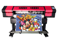 Nueva Impresora Digital Eco Solvente de Alta Calidad de 1.6m para Cabezal de Impresión XP600/i3200, Plotter para Pancartas y Flexibles, 20 ppm, Control por Botones