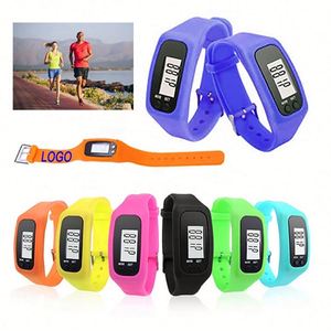 สายรัดข้อมือติดตามการเดินนับก้าวแบบกำหนดเองได้ ราคาประหยัด ทนทาน พร้อมฟังก์ชั่นนับแคลอรี่ นาฬิกาออกกำลังกาย กล่องเก็บของ  พร้อมบริการสกรีนผ้าไหม - Product Image 4