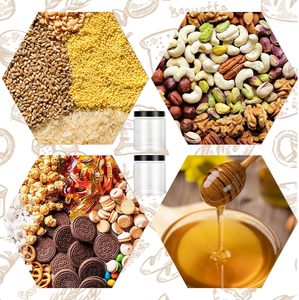 Pots cosmétiques transparents en PET de 80 ml, 120 ml, 140 ml, 150 ml, 180 ml, 200 ml, 250 ml, 300 ml, contenants en plastique pour gommage corporel avec couvercles noirs - Product Image 6