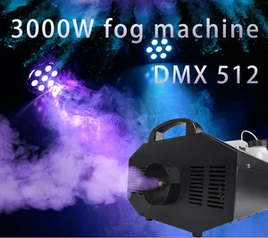 नई DMX के साथ शक्तिशाली 3000w कोहरे मशीन स्वत: समय क्लब स्टेज धूम्रपान मशीन के लिए डांस फ्लोर