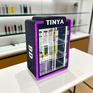 Présentoir de bureau en acrylique PMMA personnalisé en usine avec éclairage LED pour cigares, snus, tabac et produits de fumée - Vente - Product Image 1