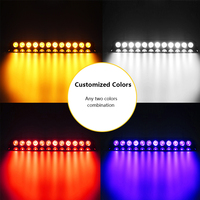 Luz Estroboscópica de Emergencia Súper Brillante de 12V con 12 LED para Parabrisas y Tablero de Carros, Vehículos y Camiones - Condición Nueva