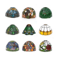 Tiffany abat-jour remplacement libellule Style Vintage vitrail abat-jour 8 pouces pour lampadaire plafonnier suspendu