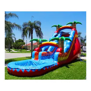 Thương mại cấp Inflatable ướt nước SLIDES thuyền nước hồ bơi Kid Kích thước Inflatable SLIDES cho bán
