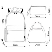 Ensemble de sac à dos personnalisé, sac à dos d'école pour fille, sac à dos pour ordinateur portable, ensemble de sac à dos d'école, sac à dos avec glacière à déjeuner, trousse à crayons, sac à dos personnalisé