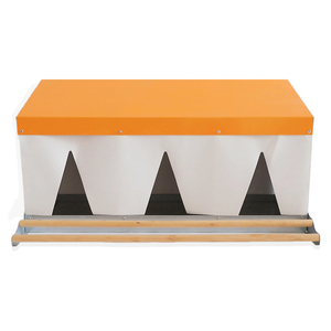 Nichoir à poules professionnel en métal à 3 trous, boîte de ponte <span class=keywords><strong>automatique</strong></span> pour volailles avec rideaux d'intimité pour les poulaillers de jardin - Product Image 5