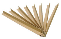 Protection d'angle en carton ondulé brun personnalisé pour palettes et boîtes en carton