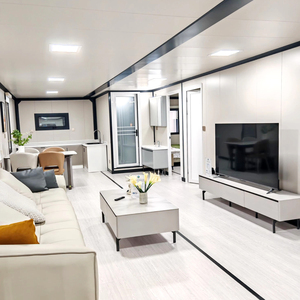 Casa Contenedor de Acero Económica de 20 y 40 Pies, Prefabricada y Personalizable, con Dormitorio, para Uso como Escuela o Taller, Estilo Moderno de Mediados de Siglo - Product Image 5
