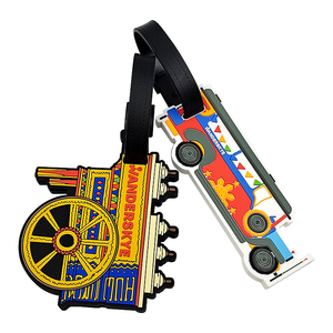 사용자 정의 로고 고무 <span class=keywords><strong>Pvc</strong></span> 수하물 태그 가방 핸드백 사용자 정의 로고 여행 가방 <span class=keywords><strong>Tags</strong></span> 사용자 정의 <span class=keywords><strong>Pvc</strong></span> 수하물 태그 - Product Image 4