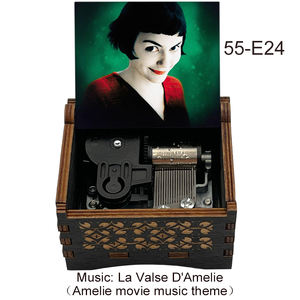 <span class=keywords><strong>Amelie</strong></span> <span class=keywords><strong>Caja</strong></span> <span class=keywords><strong>de</strong></span> música <span class=keywords><strong>de</strong></span> cuerda con manivela <span class=keywords><strong>de</strong></span> madera 18 Notas Recuerdo especial Amigos Fans Cumpleaños Regalos <span class=keywords><strong>de</strong></span> Navidad - Product Image 3