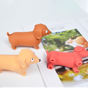 High Quality TPR Animal Stretchy Weiner Dog Pressure Release Promotional Gift Decompression <b>Squeeze</b> Toys for Kids and Adults - Product Image 3