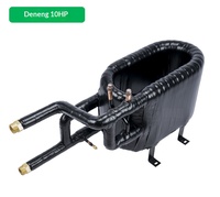 Échangeur de chaleur tubulaire Deneng Pompe à chaleur air-eau Bobine coaxiale Condenseur Radiateur Laiton Garantie 1 an