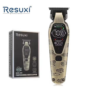 रेसुशी 1991 इलेक्ट्रिक कॉर्लेस हेयर ट्रिमर रिचार्जेबल पेशेवर बारबर हेयर कट विवरण ट्रिमर पेशेवर बाल - Product Image 1