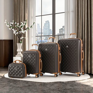 Vali kéo du lịch Goby London Wholesale14 20 25 29 inch, chất liệu ABS, bánh xe đôi, bộ 4 chiếc - Product Image 2