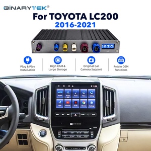 กล่องมัลติมีเดียสำหรับ Toyota Land Cruiser 200 2016-2021 YouTube 8 + 128G Android CarPlay <span class=keywords><strong>Video</strong></span> Interface MODULE อัพเกรดหน้าจอ OEM - Product Image 1