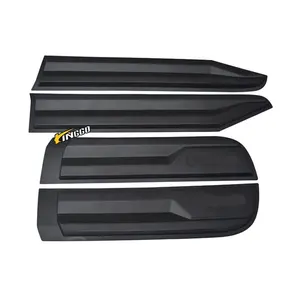 4 قطع من حامي تشكيل جانبي لباب السيارة الأسود, تغطية للهيكل وتزيين الباب لجيل جديد من رينجر T9